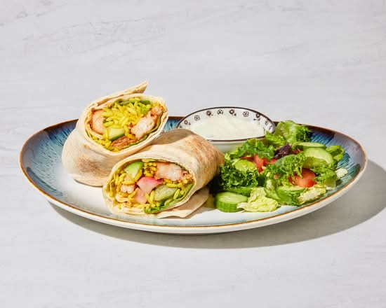 Spicy Shrimp Wrap.
