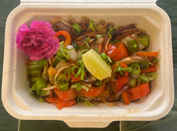 Side veggies w/ black bean sauce.