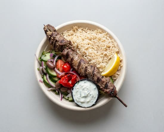 Beef & Lamb Rice Bowl.