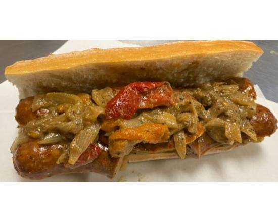 Sausage, Peppers & Onions Hero.