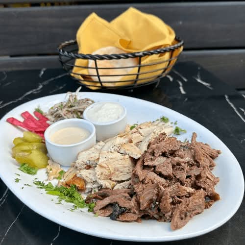Mixed Shawarma Tray.