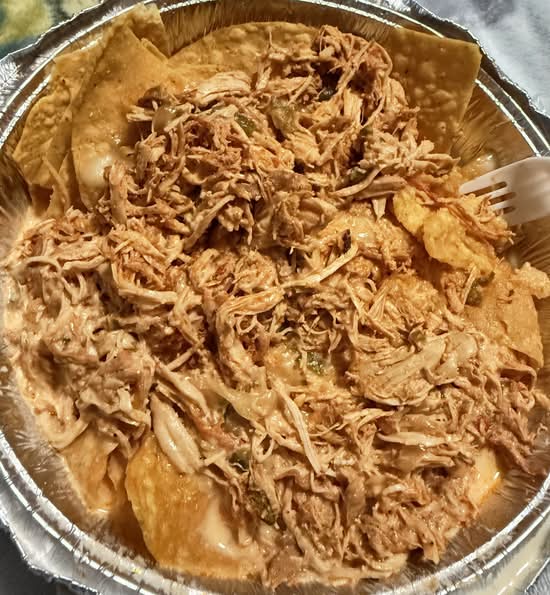 Chicken Nachos.