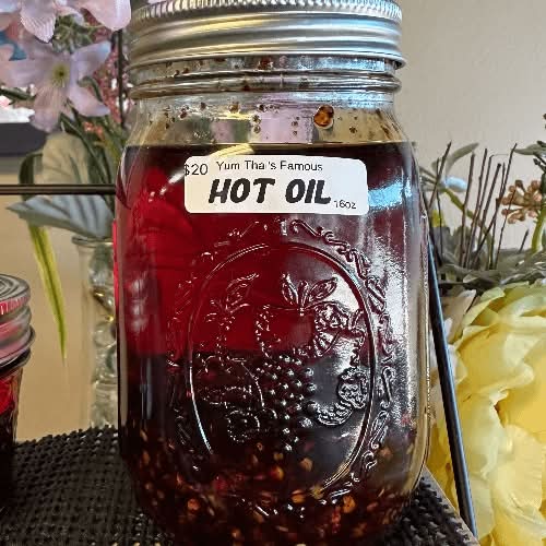 Jar of Hot Oil (16oz).