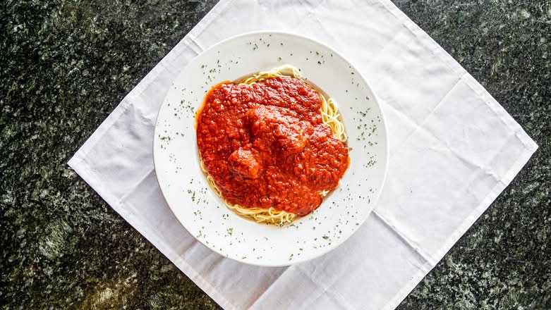 Spaghetti with Meat Sauce.
