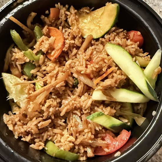 Vegetable Fried Rice.