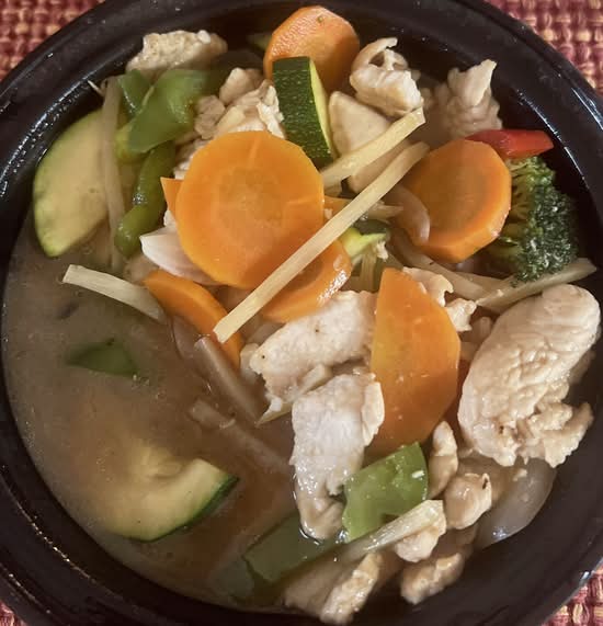Sauteed Mixed Vegetables Entree.