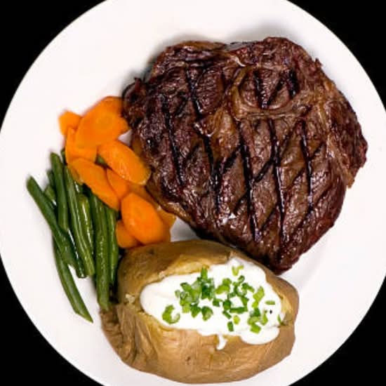 12 oz Ribeye.