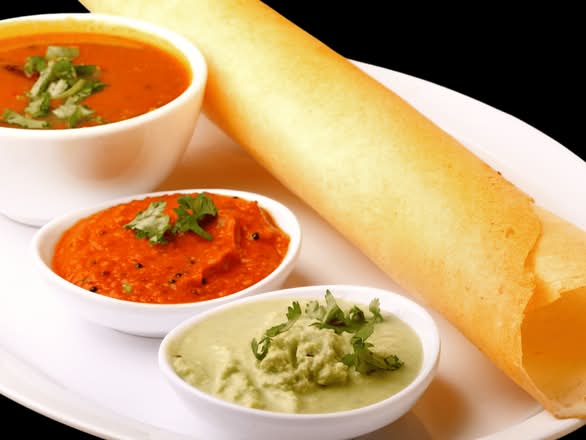 Onion Rava Masala Dosa (Vegan).