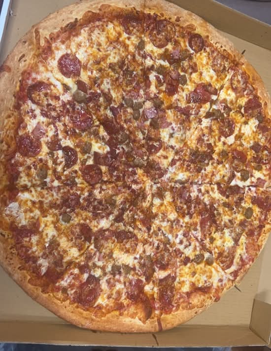 Tatiana's Meat Lover Pizza.