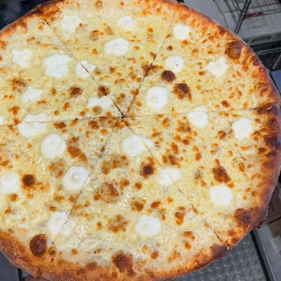 Tatiana's White Pizza.