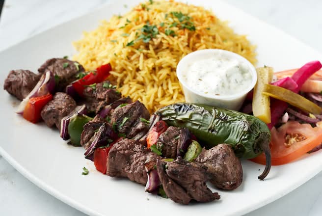 Lamb or Beef Kabob (Lahm Meshwi).