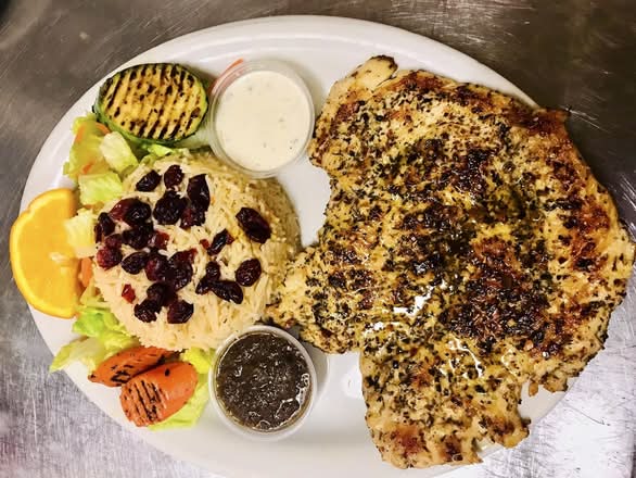 Moroccan Chicken Steak.
