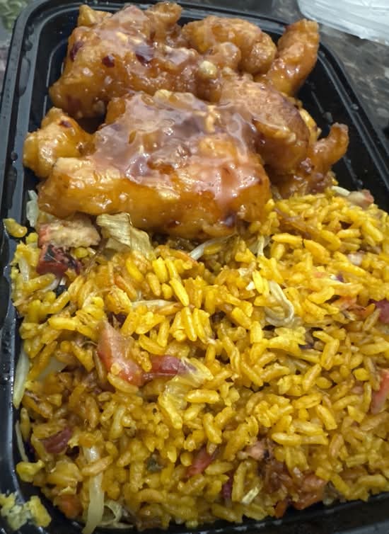 L35 White Meat General Tso's Chicken.