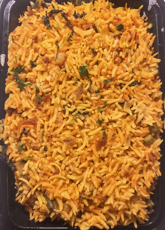 Vegetable Biryani.