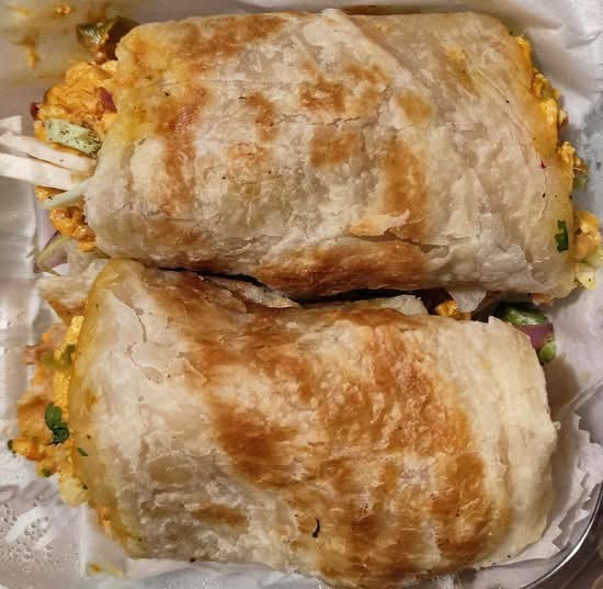 PANEER KATHI ROLL.