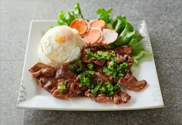 Grilled Pork Chop Platter.