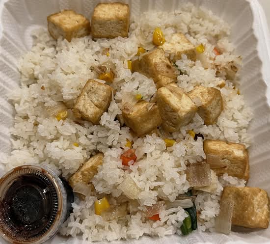 5V. Tofu Fried Rice.