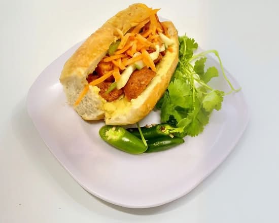 10V. Vegan Meatball Sandwich.