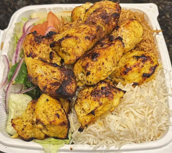 Double Kobeeda Chicken Combo Platter.