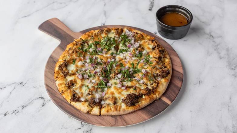 Gluten Free Surf & Birria Pizza.