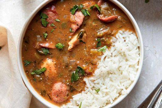 Gumbo Seafood Combo.