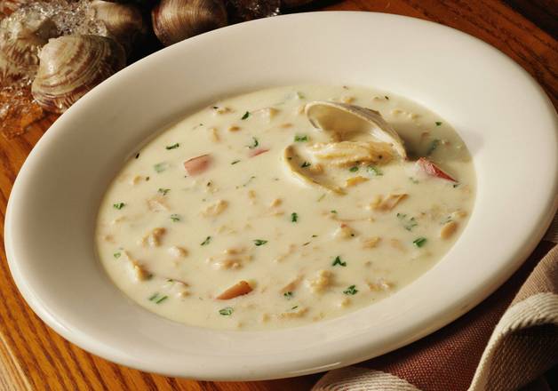New England or Manhattan Clam Chowder.