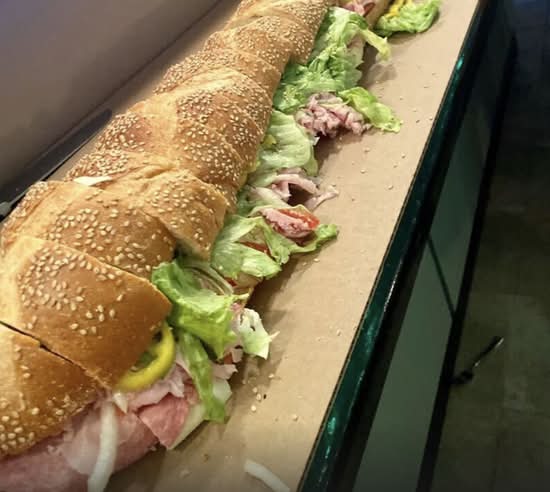 Italian Hoagie Sandwich.