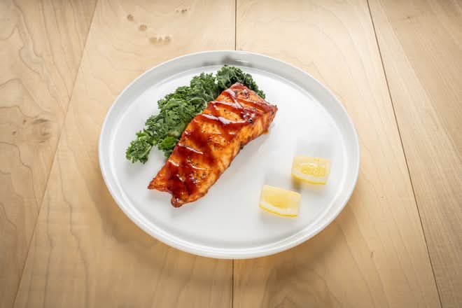 Whole Teriyaki Salmon (GF).