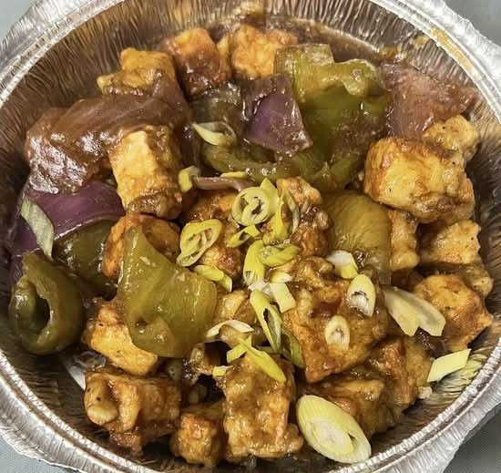 Chilli Paneer.