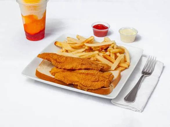 Catfish Fillet Sandwich.