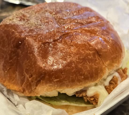 Crispy Chicken Breast Sandwich.