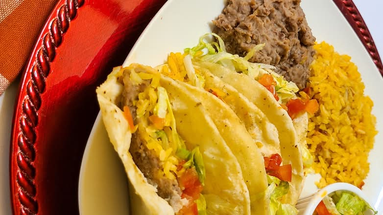 Handmade Hard shell taco.