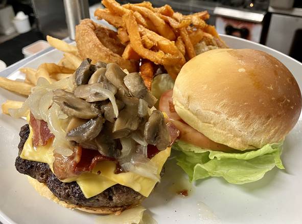 Austin's Burger with The Works (Dinner).