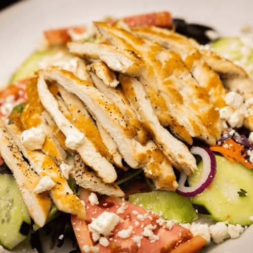 Grilled Chicken Salad Lunch.