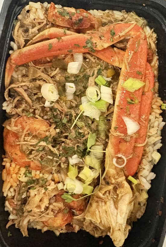Chicken and Seafood Gumbo.