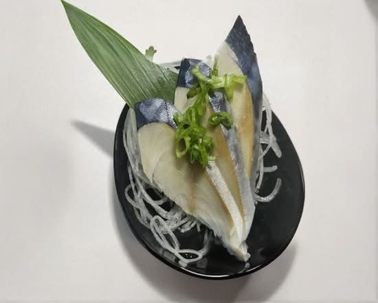 Mackerel Sashimi.