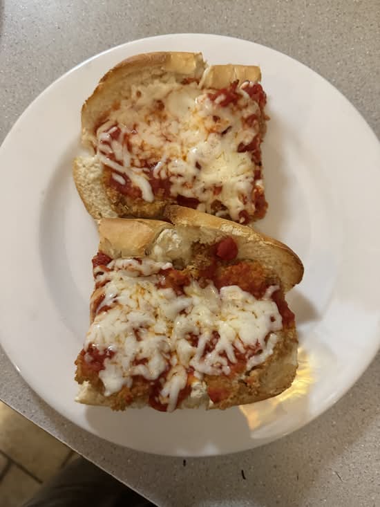 Sausage Pepper Parmesan Sub.