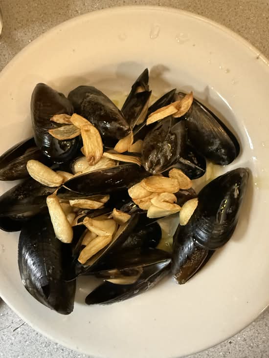 Mussels.