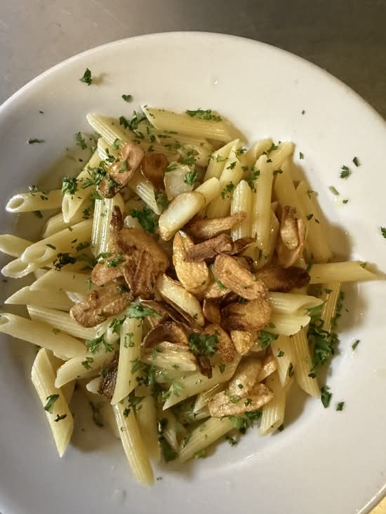 Pasta Side with Garlic & Olive Oil.