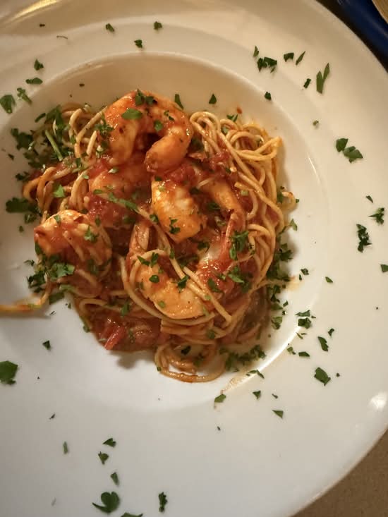 Shrimp Fra Diavolo.
