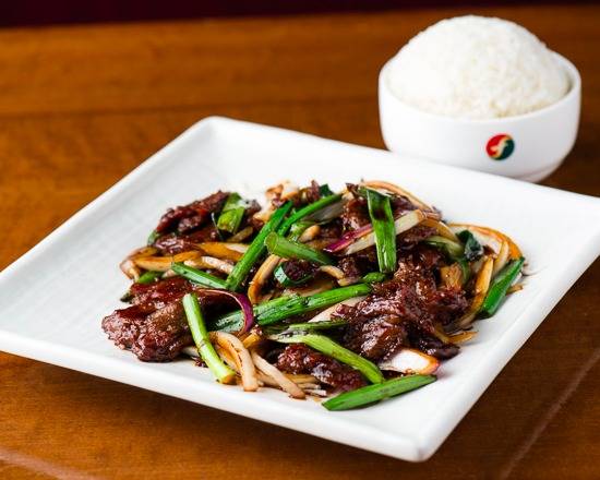 Mongolian Beef Lunch 蒙古牛.