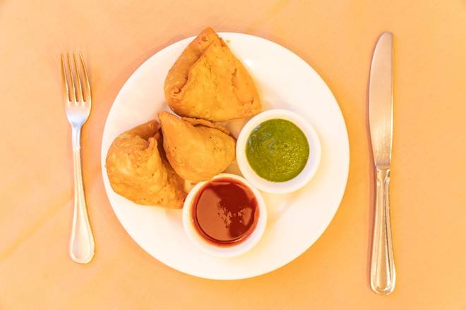 Samosas.