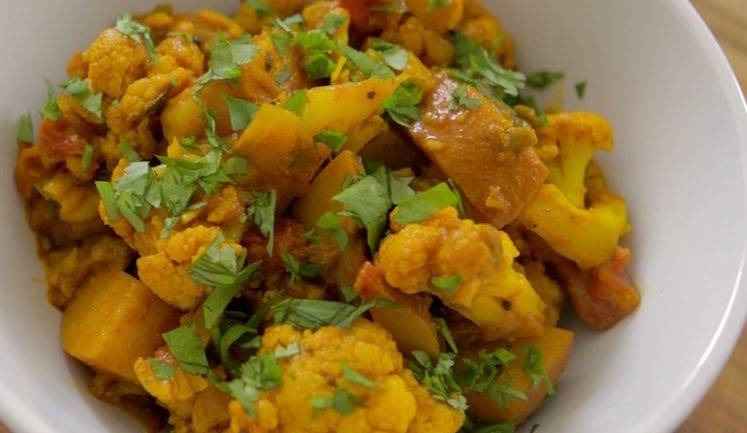 Aloo Gobi Lunch Box.