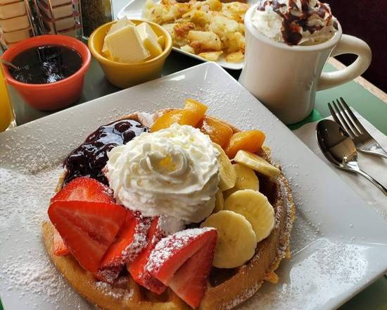 Belen's Tropical Waffle.