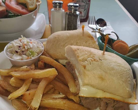 Hot Roast Beef Sandwich.