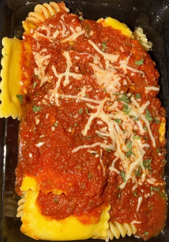 Four Cheese Ravioli.