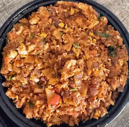 Chicken Kothu Parotta.