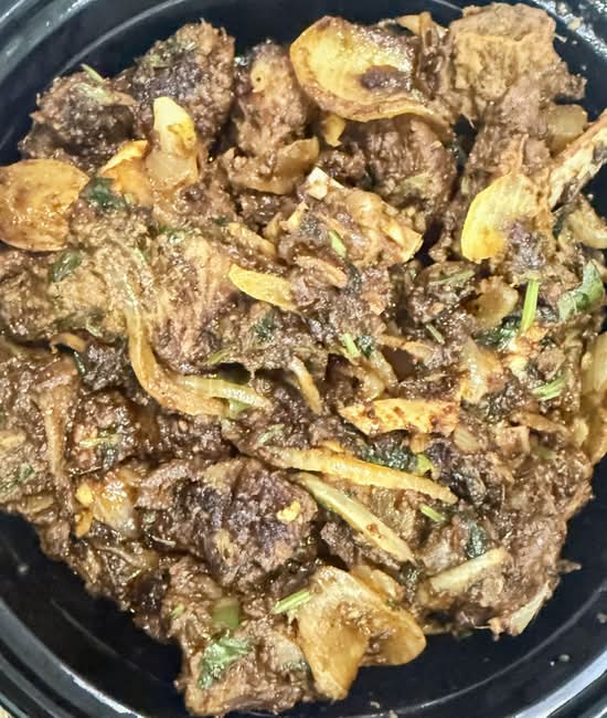Goat Pepper Fry.