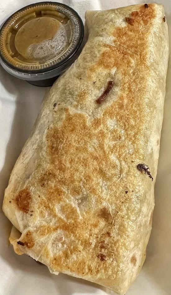 BREAKFAST BURRITO.