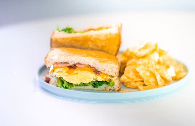 Breakfast Brioche Sandwich.